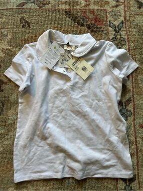 White Short-Sleeve Polo Shirt